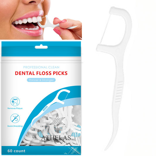 Deep Clean Dental Floss Picks (Pack of 60)