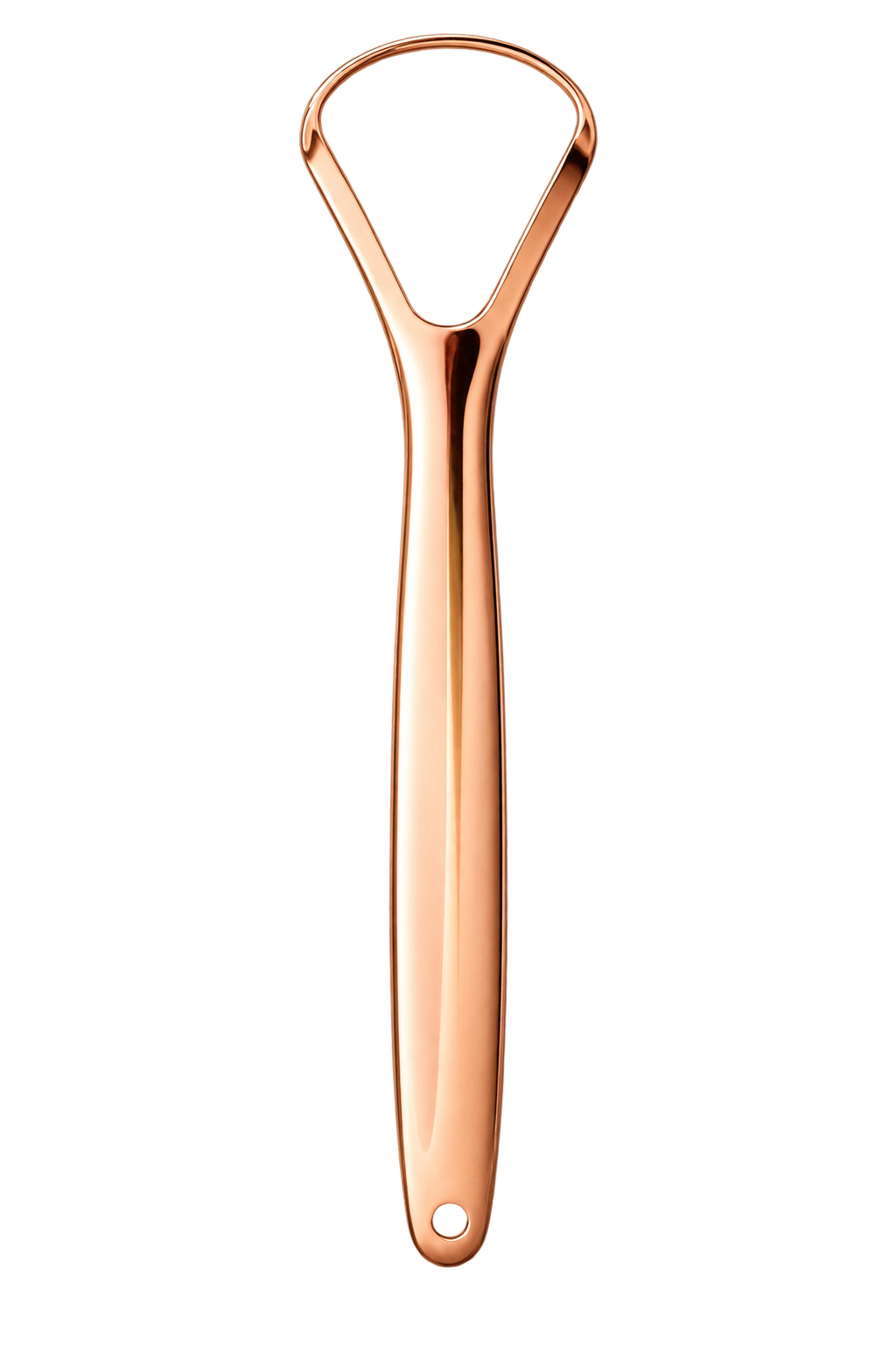 Close view of the Athelas copper infused tongue cleaner